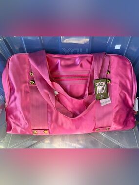 NWT Juicy Couture Pink Weekend Duffle Bag
